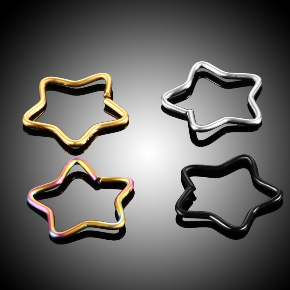 20G Open Star Hoop – PiercedRepublic