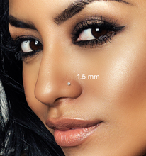 Load image into Gallery viewer, 14kt Yellow Gold 1.5mm Real Diamond Push-In Flat Back (18g)