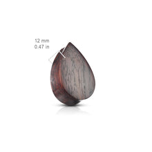 Load image into Gallery viewer, Tear Drop Shape Organic Sono Wood Ear Plugs
