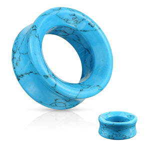 Turquoise Tunnel Stone Plugs