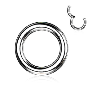 Hinged Clicker Hoops - Large Sizes (8g-2g)