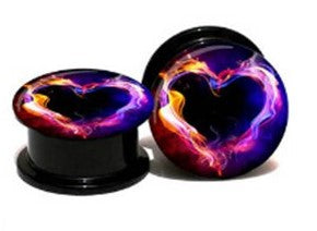 Smoke Heart Ear Plugs