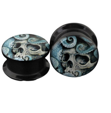 Load image into Gallery viewer, Skull &amp; Octopus Plugs
