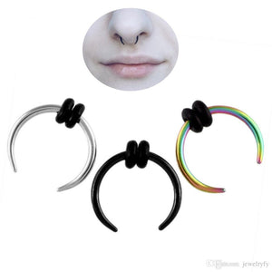 16G Stainless Steel "C" Style Septum Ring