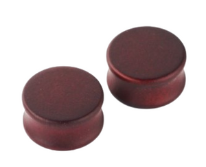 Solid Stained Wood Ear Plugs