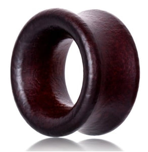 Stained Wood Tunnel Plugs