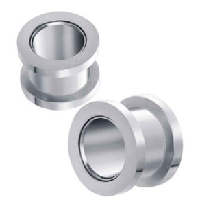 Silver Stainless Steel Ear Plugs