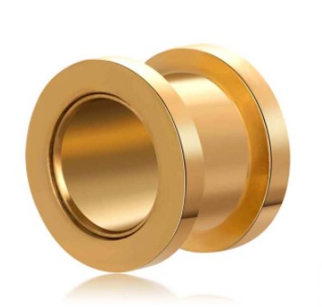 Gold Stainless Steel Ear Plugs