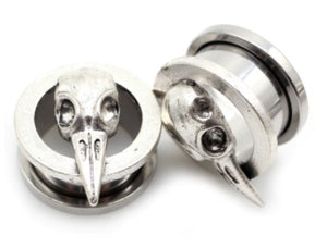 Bird Skull Ear Plugs