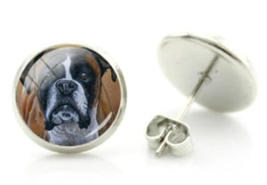 Boxer Dog Earrings