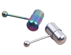 14G Vibrating Tongue Barbell PiercedRepublic 14G Vibrating Tongue Barbell PiercedRepublic