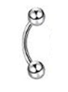 16G Curved Barbell (3 Lengths)