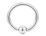 16G Hoop Captive Bead Ring (3 Diameters)