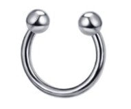 16G Horseshoe Hoop (3 Diameters)