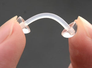 14G Soft Clear Retainer Barbell