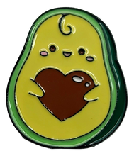 Load image into Gallery viewer, Avocado Heart Pin
