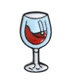 Wine Glass Pin