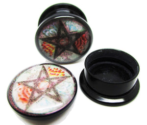 Elemental Pentagram Ear Plugs