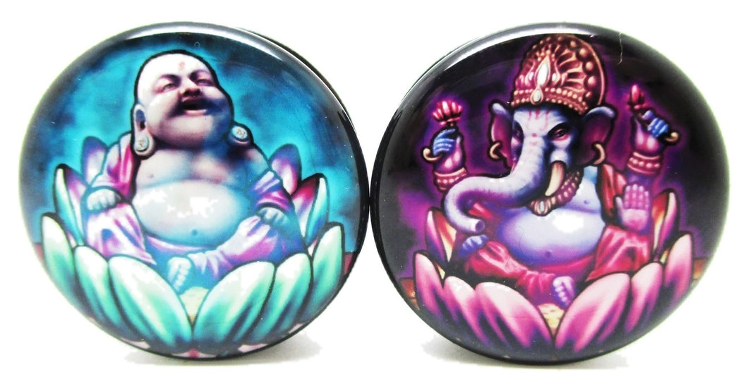 Buddha & Ganesh Combo Ear Plugs