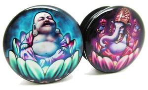 Buddha & Ganesh Combo Ear Plugs