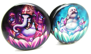 Buddha & Ganesh Combo Ear Plugs