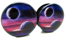 Load image into Gallery viewer, Purple Planets Ear Plugs
