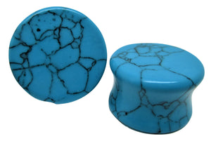 Turquoise Stone Ear Plugs