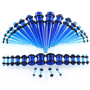 Clear Blue 36 Piece Stretching Kit - Tapers & Plugs