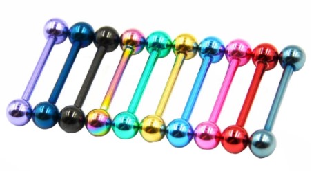 14G Stainless Steel Barbell